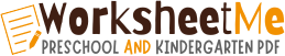 Worksheet for Kindergarten and Preschool